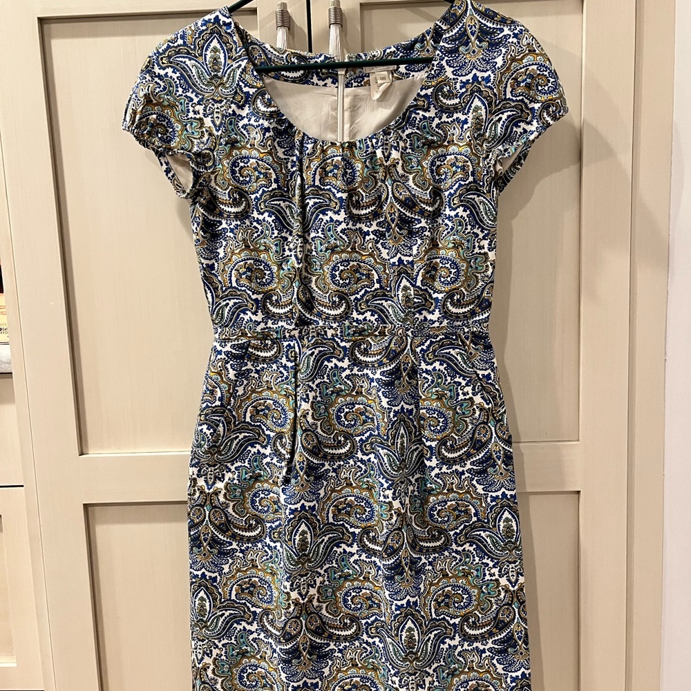 Jcrew paisley dress